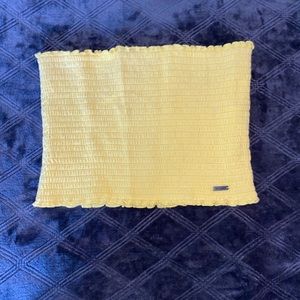 YELLOW HOLLISTER TUBE TOP